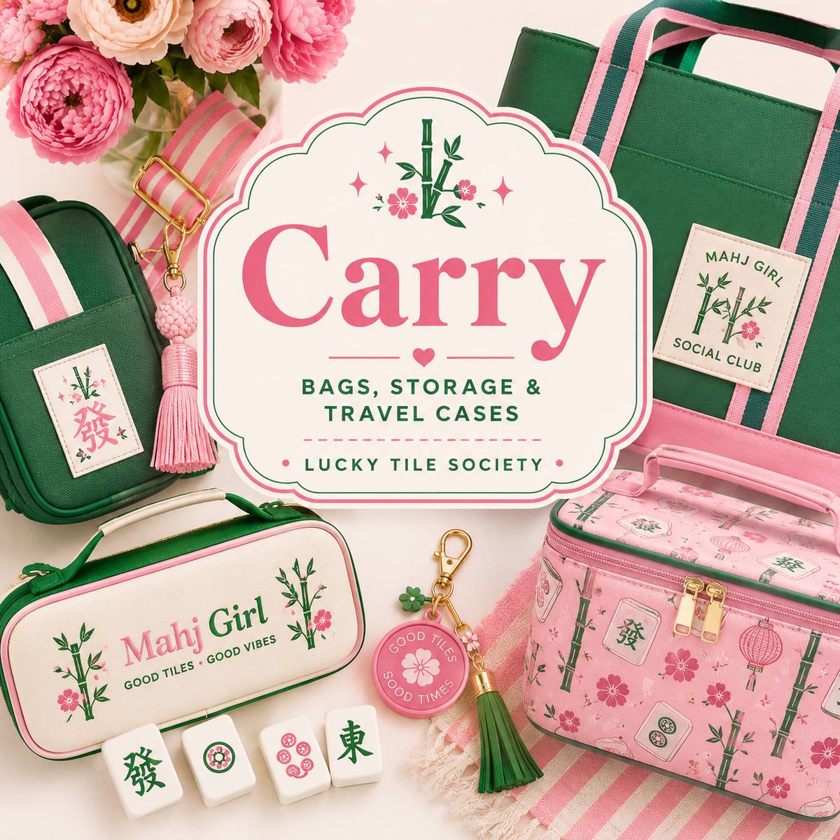 Carry: Bags, storage and travel cases