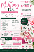 Mahjong 101 – Learn to Play from A to Z - Thursday, September 3rd