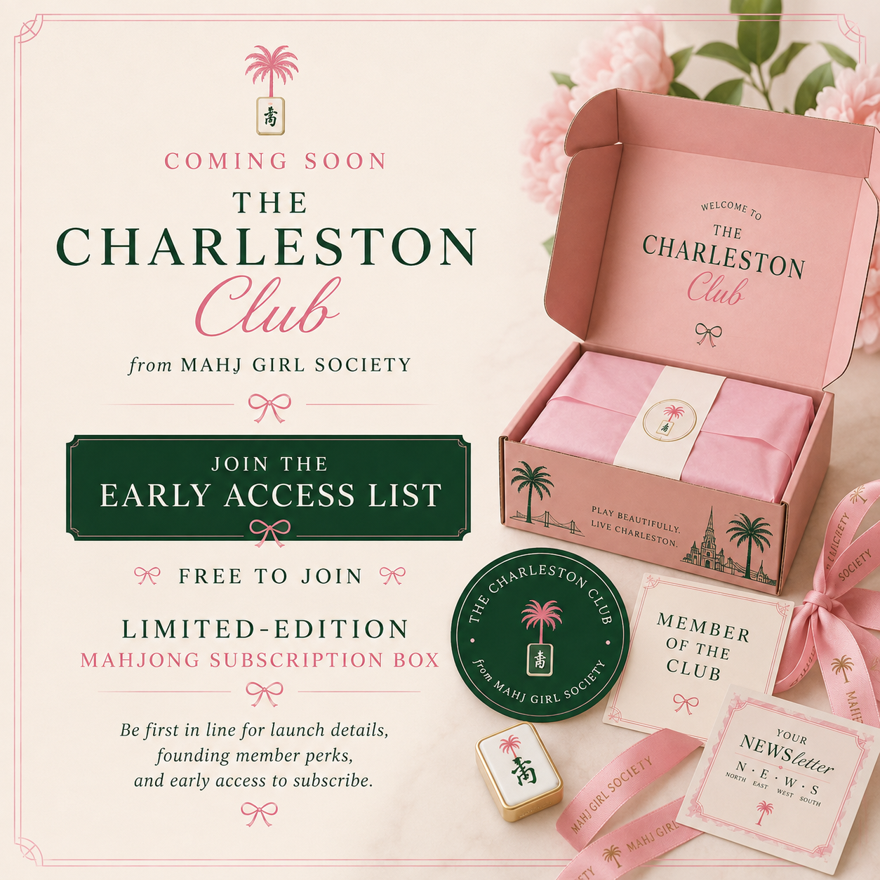 The Charleston Club by Mahj Girl Society™ — Early Access List