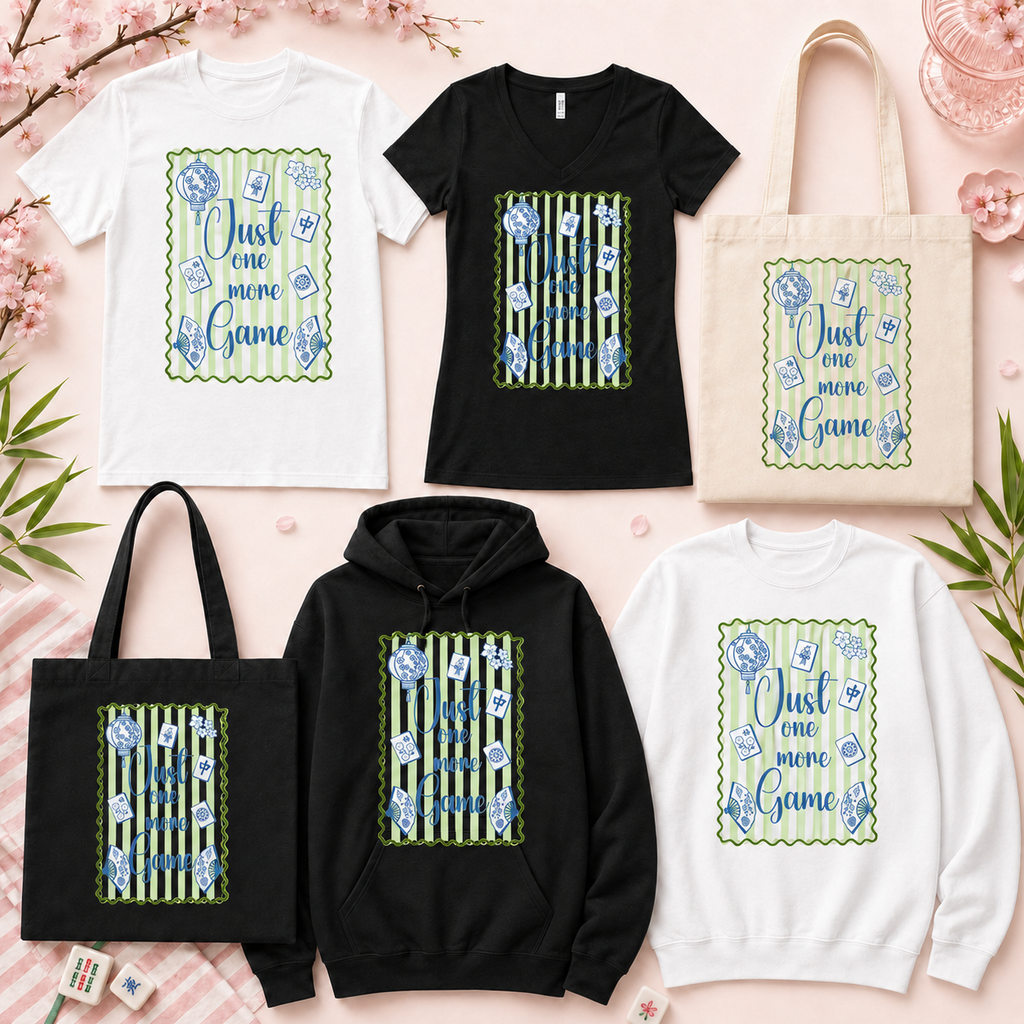 Just One More Game Mahjong Design