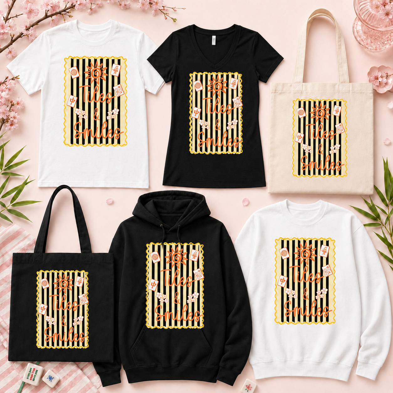 Tiles & Smiles Mahjong Design