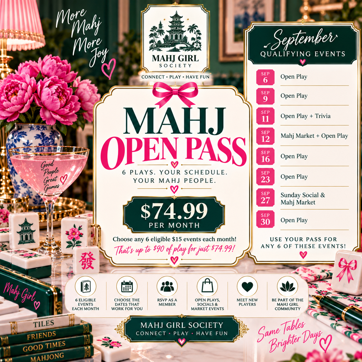 MAHJ OPEN PASS